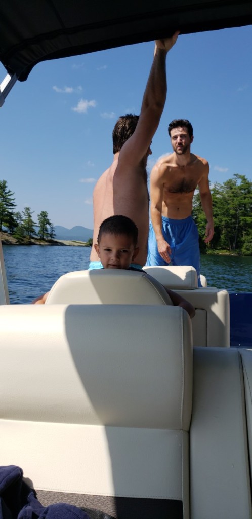 boys on boat
