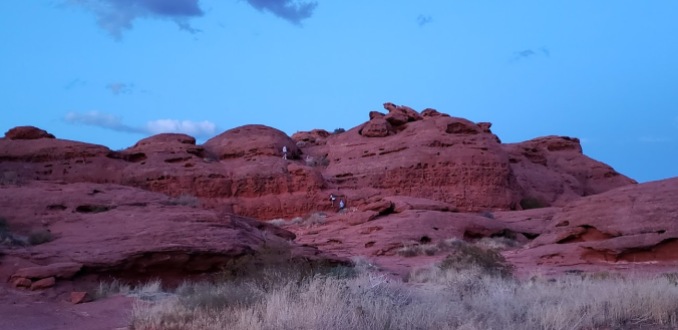 This is some of the red rock out West